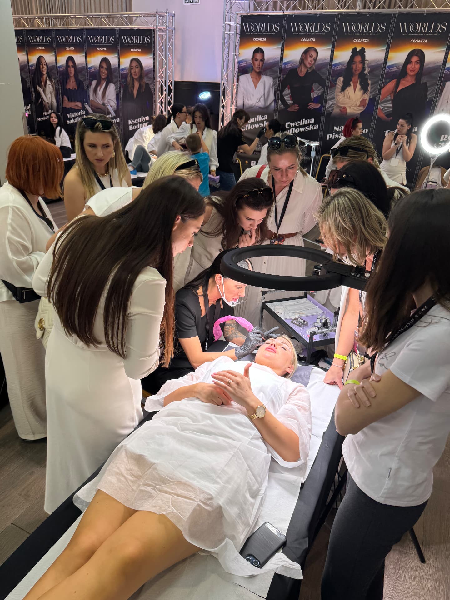 Live demonstration in front of a large professional audience